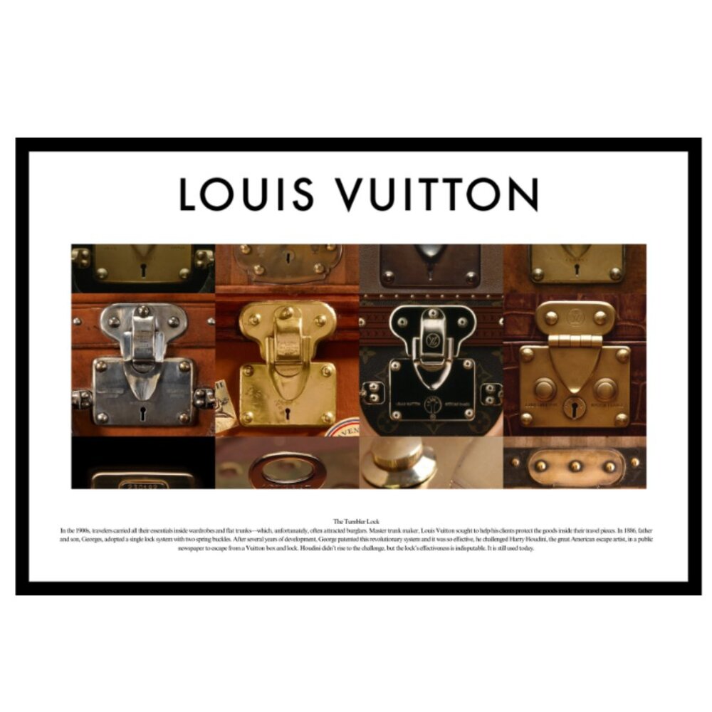 Louis Vuitton Trunks Art Print Fashion Wall Decor - Unframed Print - 12x18"